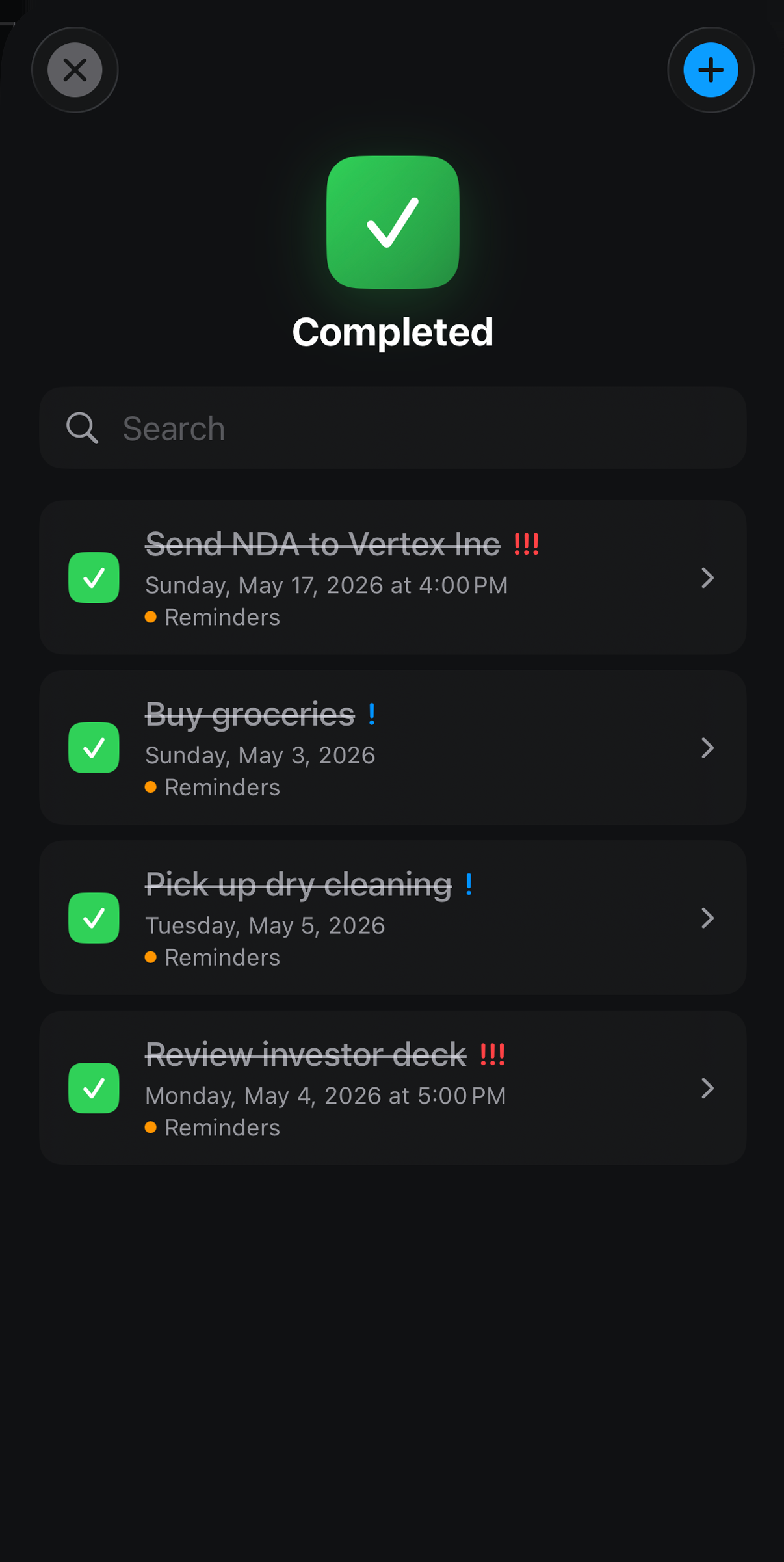 Calendarize Planner — Completed